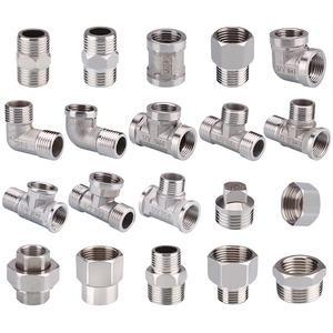 Juguan 304 thép không gỉ 1/2 "phù hợp thiết lập TEE khuỷu tay khớp nối Công Đoàn chéo thẳng ống chống ăn mòn Heavy-Duty OEM - Product Image 2