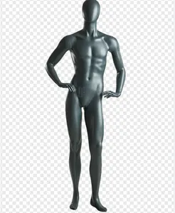 All'ingrosso Sport Display basket Sportive Black Mannequin Full Body in fibra di vetro maschio Stand uomo di alta qualità dimensioni personalizzate 5 pezzi