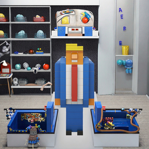 Funbuild-<span class=keywords><strong>Mini</strong></span> figura de Brickheadz para niños, juego educativo de bloques de construcción, escala 1:8, juguete de plástico para niños de 5 a 7 años - Product Image 3