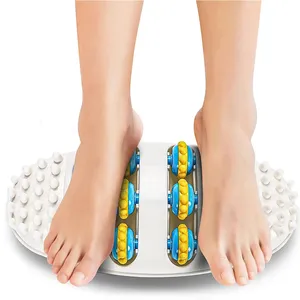 Massageador de pés, rolo acupressor para pés, ferramenta de reflexologia para alívio da dor e fasceíte plantar, relaxante