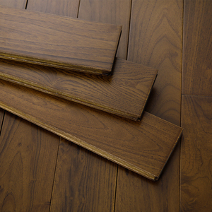 Xương cá rắn gỗ cứng sàn mịn bề mặt bấm vào khóa màu tối rắn sàn gỗ 18 mét - Product Image 4