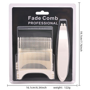 Peignes dégradés compatibles avec toutes les tondeuses à <span class=keywords><strong>cheveux</strong></span>, accessoires de barbier, peigne à <span class=keywords><strong>dégradé</strong></span> à <span class=keywords><strong>long</strong></span> manche - Product Image 3
