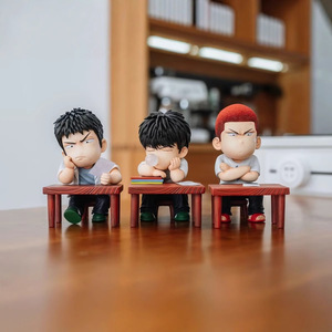 ฟิกเกอร์อนิเมะ HY ชุด 5 ตัว คอมมิค Slam Dunk โมเดล PVC ฟิกเกอร์อนิเมะเวอร์ชั่น Q ซากุรางิ ฮานามิจิ รุคาวะ คาเอเดะ ตุ๊กตาอนิเมะ - Product Image 4