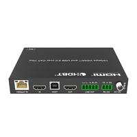 Commutateur de présentation sans couture 4x2 HDMITM/USB-C 4K60 avec HDBaseT 3.0 70m Out
