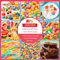 Knapperige Gummy Snoepjes in Bulk, Bijtjesgrote Gummy Candy Verpakking, Pittig en Zoet Knapperig Gummy met Kauwbaar Binnenkantje