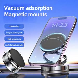 Support de téléphone magnétique pour voiture avec ventouse à vide et aimants puissants, rotation à 360 degrés, pour iPhone - Product Image 4