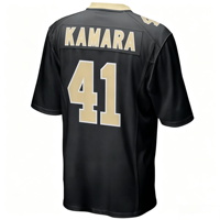 Jahitan Berkualitas Terbaik Dapat Disesuaikan # 41 KAMARA # 12 OLAVE # 7 HILL  Jersey Sepak Bola Amerika