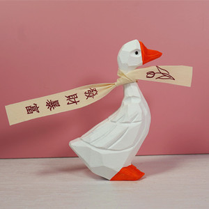 Ornement de bureau en forme de canard, en résine plastique, fait main, objet d'art, cadeau d'anniversaire, décoration intérieure, accessoire de photographie - Product Image 4
