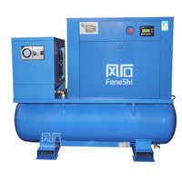 7.5kw 10hp 220v 1ph vis compresseur intégré 1phase 7.5kw magnétique air compresseur monophasé sèche-175 psi 80 gl réservoir 300l