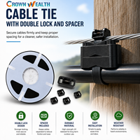 Entretoise empilable de câble de polypropylène de joint modulaire pour le support optique de fibre