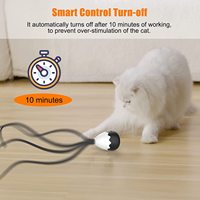 Jouet pour chat en silicone en forme de plume, alimentation directe usine, arrêt automatique à faible consommation, durable pour salon d'animaux et divertissement