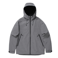 Veste coupe-vent à capuche légère et imperméable pour hommes, survêtement coupe-vent en nylon respirant pour la pêche, la randonnée