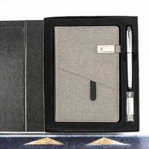 Custom Business Gift Kit Vacuum Flask + A5 Loose Leaf Paper <b>Notebook</b> + Pen Promotion Gift <b>Set</b> for Easter Silk Screen Printing - Product Image 3