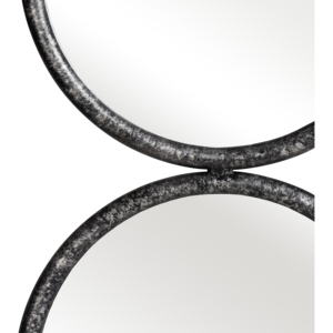 Four Linked Circular <b>Mirror</b> Panels Round <b>Wall</b> <b>Mirror</b> <b>Set</b> For Bedroom Bathroom Office Decor - Product Image 4