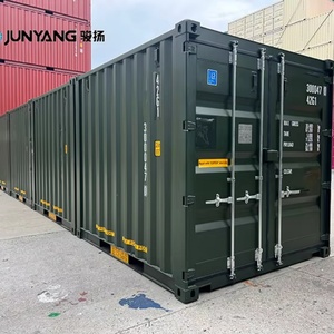 ตู้คอนเทนเนอร์ขนส่งสินค้าแห้งแบบ 4-in-1 ขนาด 40 ฟุต ยี่ห้อ JUNYANG ผลิตจากเหล็กคอร์เทน ความจุ 64 คิว ได้รับการรับรอง CSC BV GL ABS ผลิตที่มณฑลซานตง ขายส่ง - Product Image 1