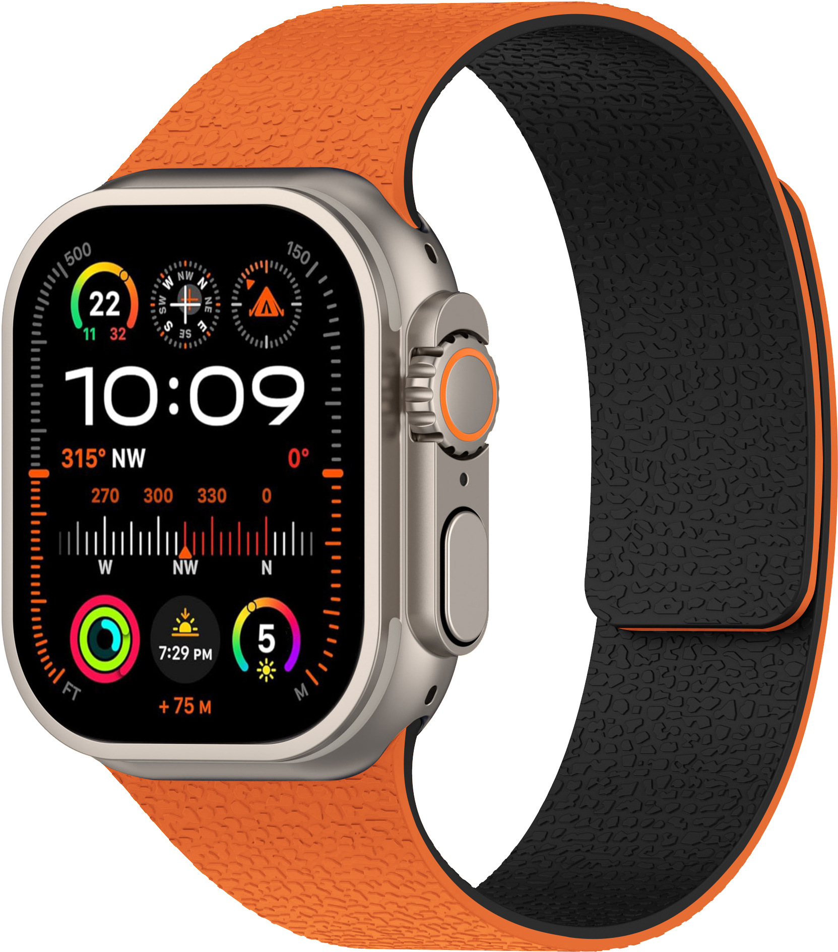 Orange + Black