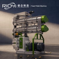 Machine de fabrication d'aliments pour volailles RICHI - Machine de pressage de granulés d'aliments pour volailles en acier inoxydable 304