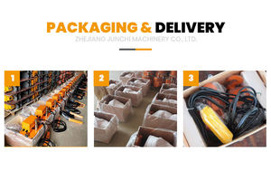 Kaidun Electric EQ 1 Ton Motor Crane Elevador móvil Mini Motor Stage 220Vac 220V Polipasto de elevación eléctrico con cadena - Product Image 5