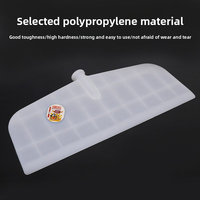 Pelle agricole en plastique pour plaque de poussée, pelle pour grain, râteau à grain, plaque plate pour le séchage des grains industriels, grain en plastique