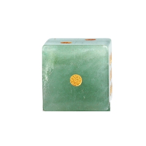 Vente en gros de dés en aventurine verte naturelle de 16 mm, dés en <span class=keywords><strong>pierre</strong></span> colorée à 6 faces, artisanat de pierres précieuses exquis et joli cadeau - Product Image 1