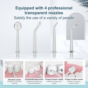 Irrigador Bucal Inalámbrico Recargable Gentle Pulse Jet TAHATH IPX6, Irrigador de Viaje Portátil para Encías Sensibles - Product Image 1