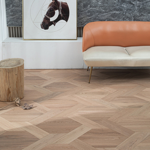 Parquet en chêne blanc multicouche brillant, ignifuge, de qualité FSC ABC 16 mm, avec système T&G, pour projets de rénovation - Product Image 1