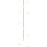 Lustre minimaliste pour villa avec escalier en colimaçon, lampe suspendue LED pour escalier rotatif de villa