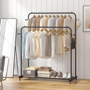Perchero de Metal Moderno para Interiores, de 150 cm, para Colgar Ropa y Zapatos, Diseño Engrosado, Ensamblado, Venta al por Mayor - Product Image 3