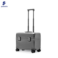 Valise pilote OEM 20 pouces avec couvercle rabattable, cadre en aluminium et roues silencieuses HINOMOTO
