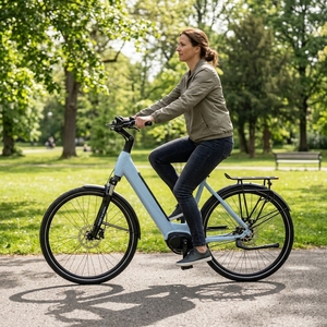 Vélo électrique de ville léger avec cadre en aluminium, roues de 28 pouces, boîte de vitesses interne <span class=keywords><strong>SHIMANO</strong></span> <span class=keywords><strong>NEXUS</strong></span> <span class=keywords><strong>8</strong></span> vitesses, capteur intelligent - Product Image 4
