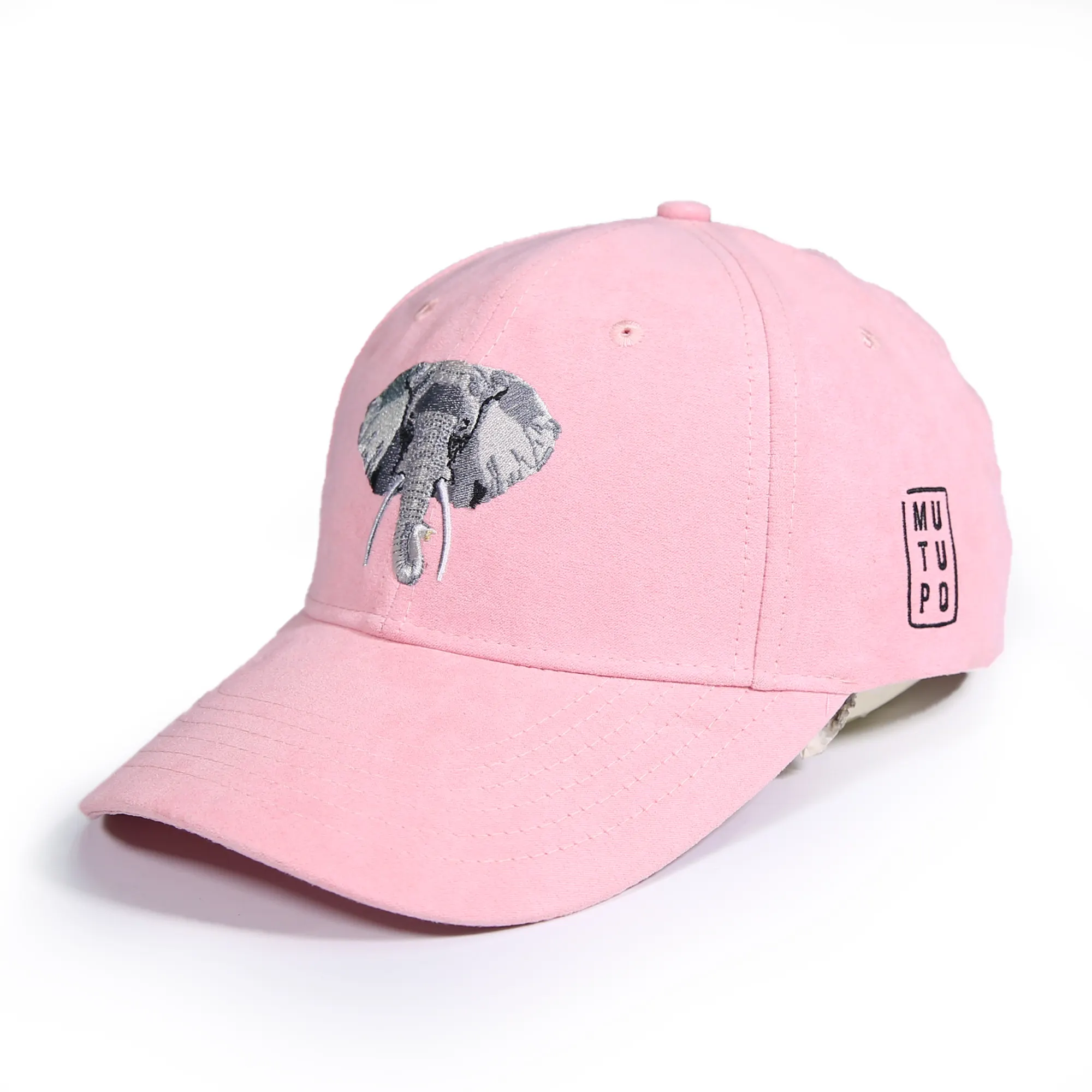 New Arrivals Cute Velvet Baseball Cap Embroidered Logo Pink Suede Dad Hat For Girls And Women