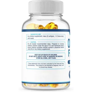 OEM Grosir Minyak Ikan Softgels Suplemen Omega 3 Kapsul Minyak Ikan