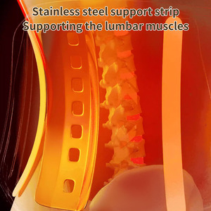 حزام تدليك لاسلكي متطور للخصر مع خاصية التسخين والاهتزاز لاسترخاء العضلات العميق وتخفيف الألم - Product Image 2