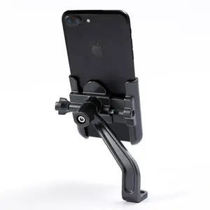 360 Degree Rotation Motorcycle Phone Holder Mount Bike Mobile Phone Holder With Charger