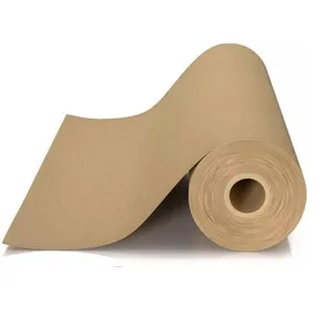 Papel Artesanato Reciclável Cor Marrom Vietnã Papel Kraft sem revestimento Rolo Marrom De Papel Artesanal Vietnã