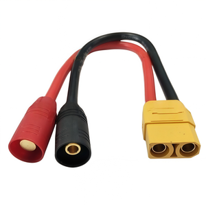 Amass XT90H-F Female to AS150 Male Anti Spark Connector <b>Drone</b> Plant Protection Charging Conversion Custom Harness - Product Image 1