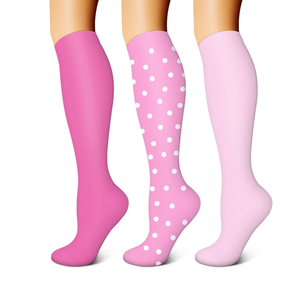 Calcetines de Compresión Deportivos Unisex para Correr, Ciclismo, 20-30 mmHg, Envío Rápido, Nuevo Modelo - Product Image 1