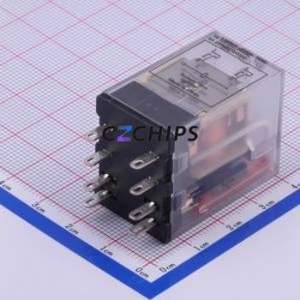HF18FZ/24-2Z231 Power Relay Through hole,21.5x28mm Relay 24V 2 Changeover: 2C (DPDT-Changeover)::: 8 7A-220VAC/7A-24VDC - Product Image 1