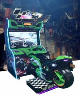 Machine de jeu vidéo de course de voiture d'arcade de simulateur de GP de moto à jetons | Machine vidéo d'amusement pour Game Center
