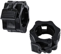 Pinces d'haltères de 1 pouce-paire de verrous de 1 pouce de diamètre, plaques de poids de barre Standard, Clips de collier, vente en gros, LXY-175