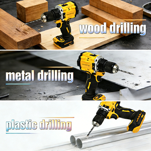 FAaotu DCD805 20V Brushless Cordless <b>Drill</b> 90Nm <b>Compact</b> Body 15 Torque Settings Power Tool for Wood Metal Concrete - Product Image 4