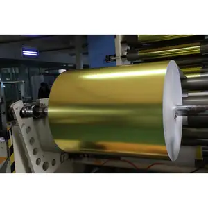 Kim loại tem dập nóng lá cuộn vàng Sliver kỹ thuật số Ribbon in ấn lá vàng giấy
