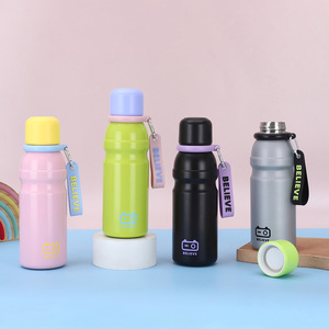 Bouteille isotherme portable en acier inoxydable sans BPA, anti-fuite, pour l'école et le bureau, pour filles et garçons - Product Image 5
