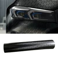Film vinyle en fibre de carbone diamant forgé noir autocollant autocollant étanche film de carrosserie moto autocollants accessoires de voiture
