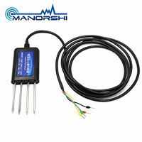 Sensor Probe Tanah 8 in 1 RS485 SDI-12 NPK pH EC Kelembaban Suhu untuk Sistem Irigasi Pertanian Presisi