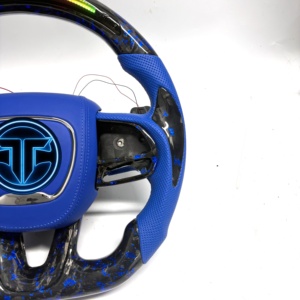 Volant en fibre de carbone forgée pour <span class=keywords><strong>Dodge</strong></span> Charger Challenger Hellcat Charger Durango SRT <span class=keywords><strong>RT</strong></span> GT, accessoires de voiture - Product Image 5