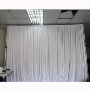Telescopic backdrop <b>stand</b> white <b>pipe</b> and drape system for exhibits booth - Product Image 6