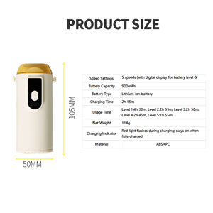 Ventilador pequeño de nuevo diseño 2026 que se puede sujetar a paraguas de golf y paraguas plegables, con 5 niveles de viento para paraguas. - Product Image 3