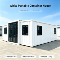 Maison conteneur de luxe extensible avec 3 chambres, 1 salon, 1 salle de bain entièrement équipée et cuisine - Mini-maisons pour adultes, hôtel, villa