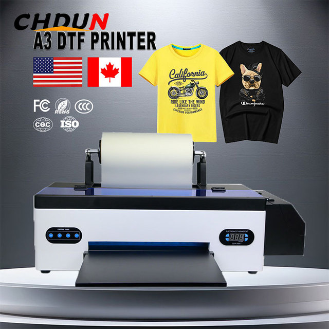 New CHDUN Full-Automatic Epson L1800 DTF Printer A3/A4 30cm with Rip10.3 and 1.5 Year Warranty